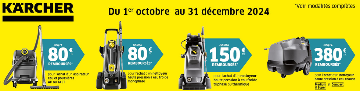 Offre de remboursement karcher